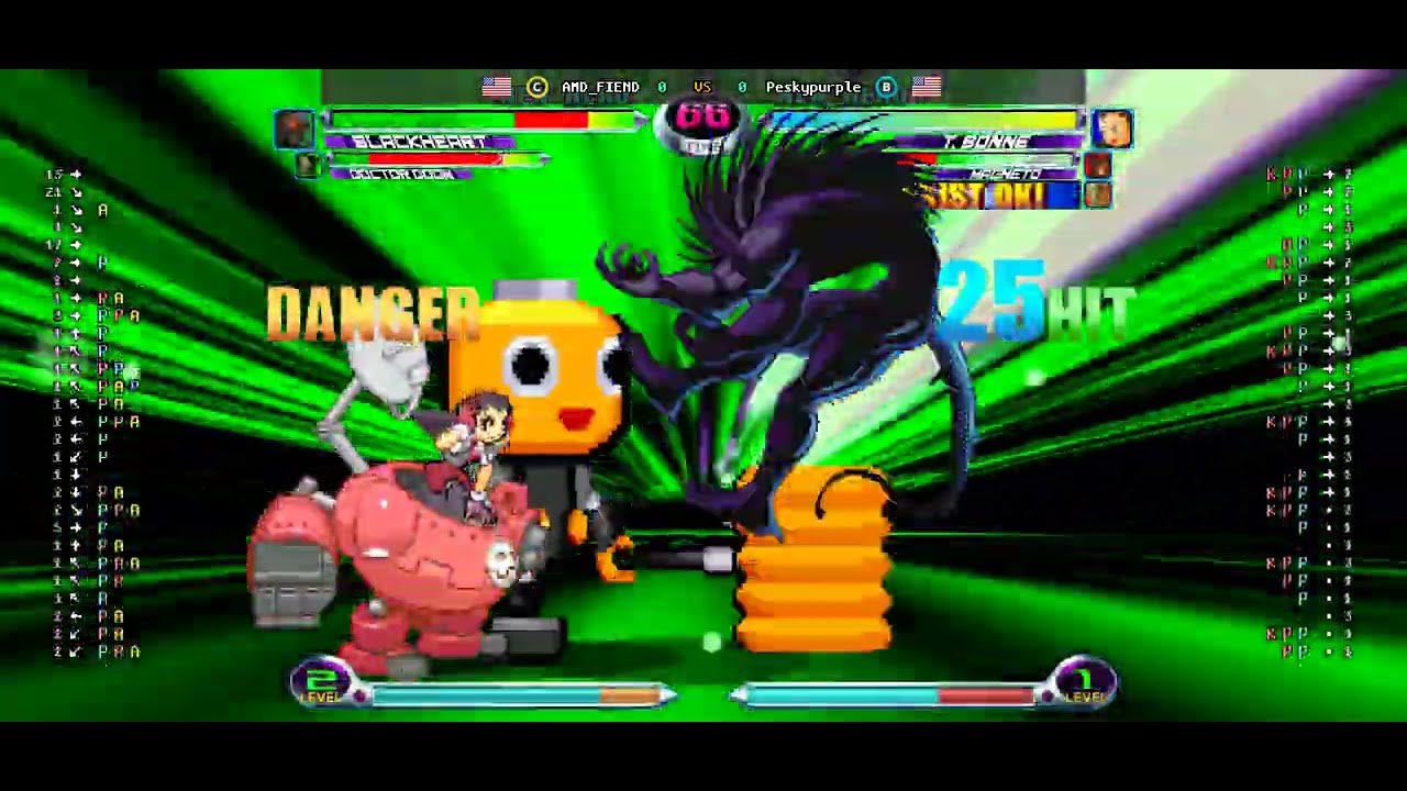 Marvel Vs. Capcom 2 - 🇺🇸 AMD_FIEND(C) vs 🇺🇸 Peskypurple(B