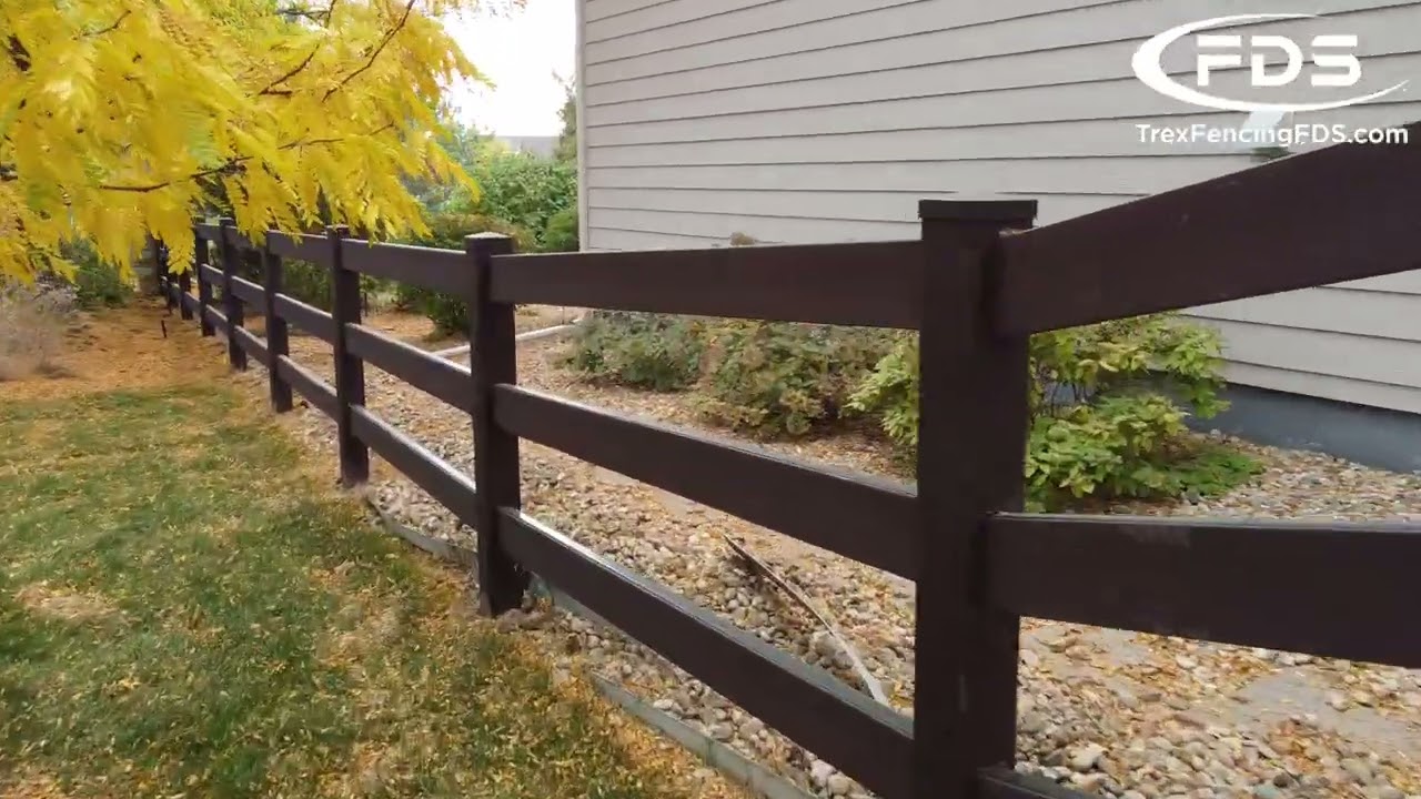 Introducing Shenandoah Rail Fence System by Trex Fencing FDS - YouTube