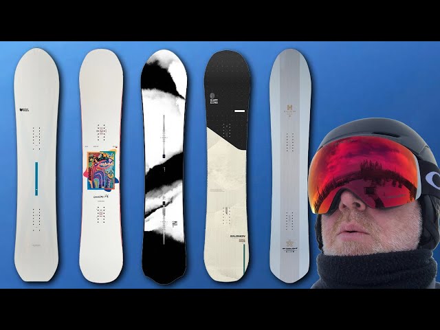 Riding 5 New Snowboards at Demo Day! - YouTube