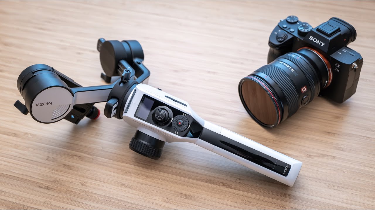 Moza AirCross 2 Alpine White - Review with A7III, GH5 and S1 - YouTube