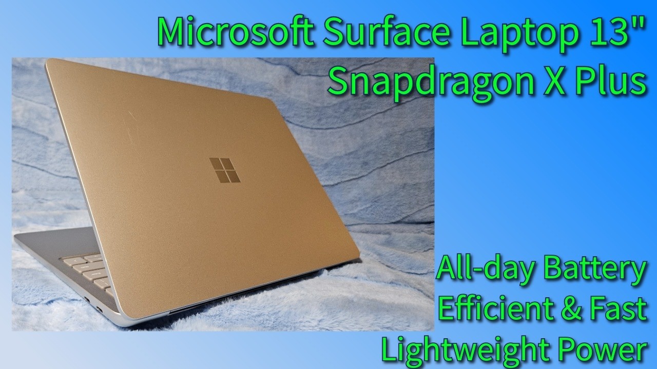 Microsoft Surface Laptop 13 inch with Snapdragon X Plus 8c/256GB