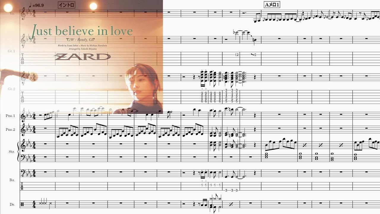 Band-Score]Just believe in love(ZARD) - YouTube