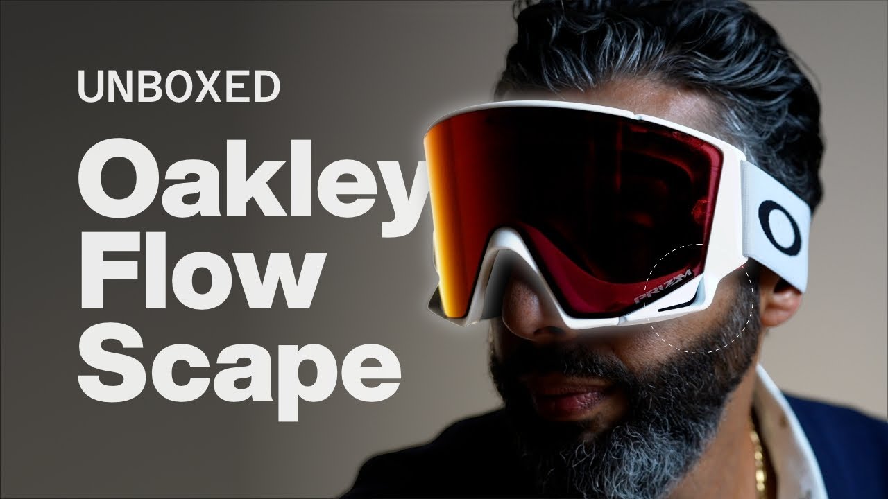 Oakley Flow Scape Snow Goggle Unboxing & First Look - YouTube