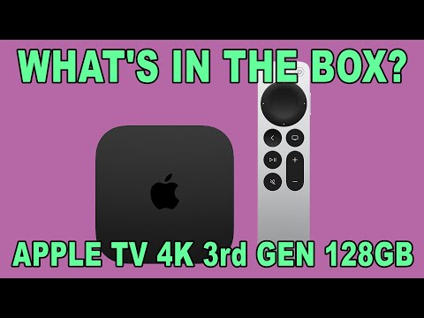 Apple TV 4K 3rd Generation 128GB WiFi + Ethernet Unboxing - What's