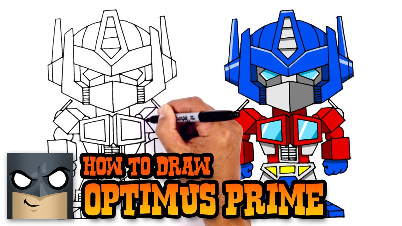 How to Draw Optimus Prime | Transformers - YouTube