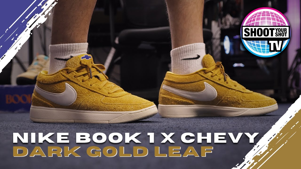 Devin Booker sent me the Nike Book 1 “Chevy” in Dark Gold Leaf