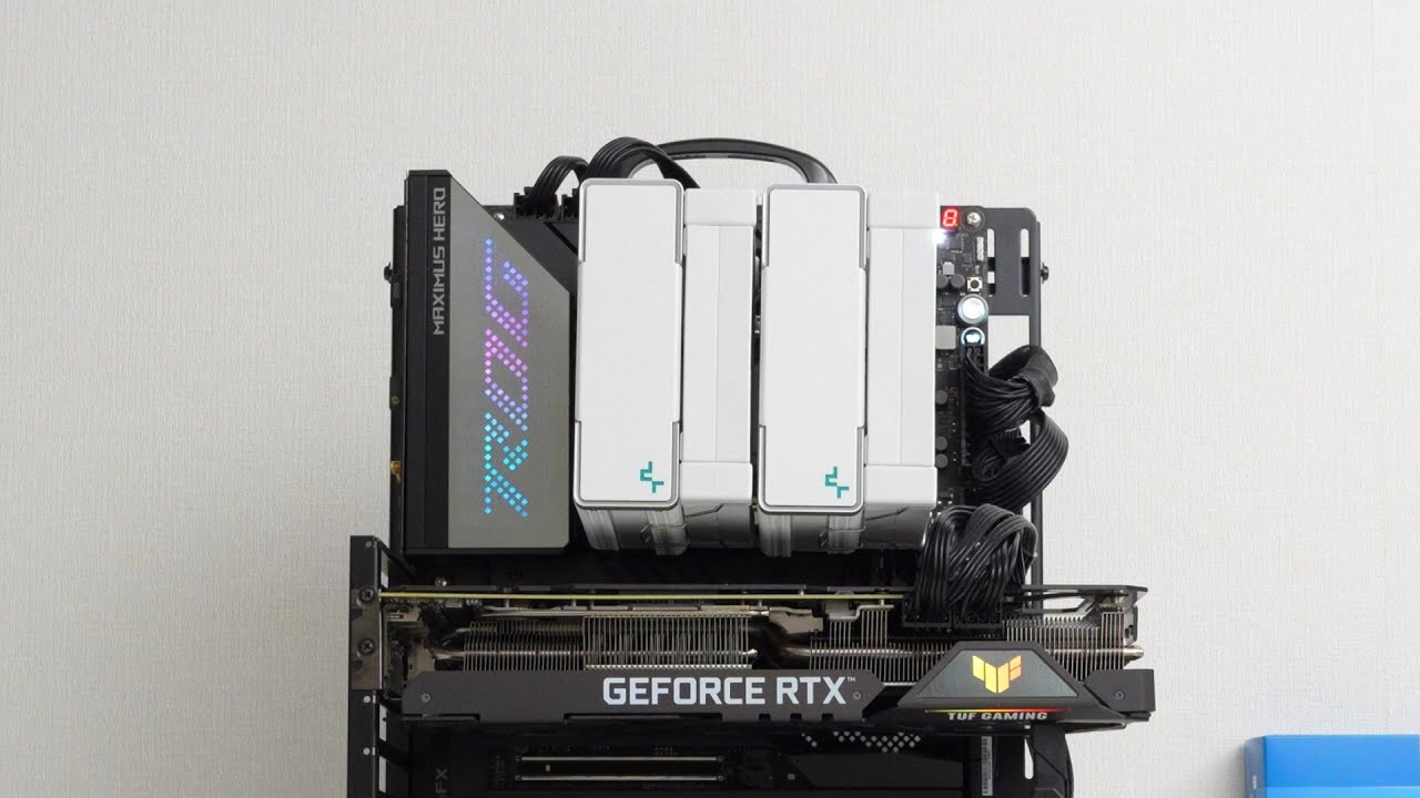 白くて美しいCPUクーラーを購入したけどあまり意味はなかった