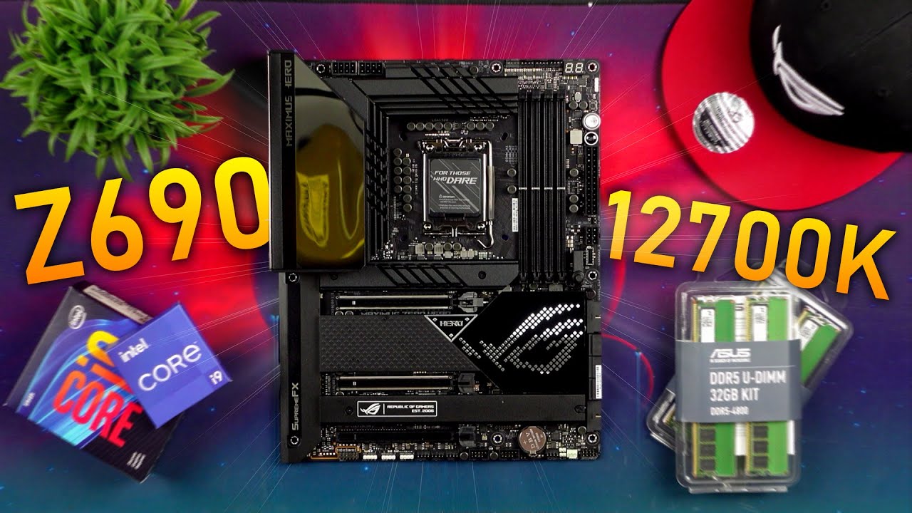 ASUS ROG Maximus Z690 Hero Review with i7 12700K - YouTube