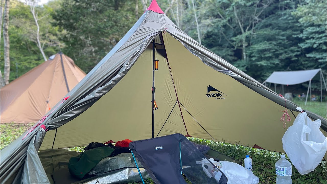 琵琶湖岸でデイキャンプ｜MSRフロントレンジ - YouTube