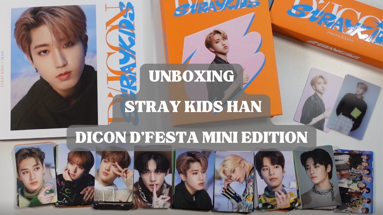 UNBOXING STRAY KIDS HAN DICON D'FESTA MINI EDITION - YouTube