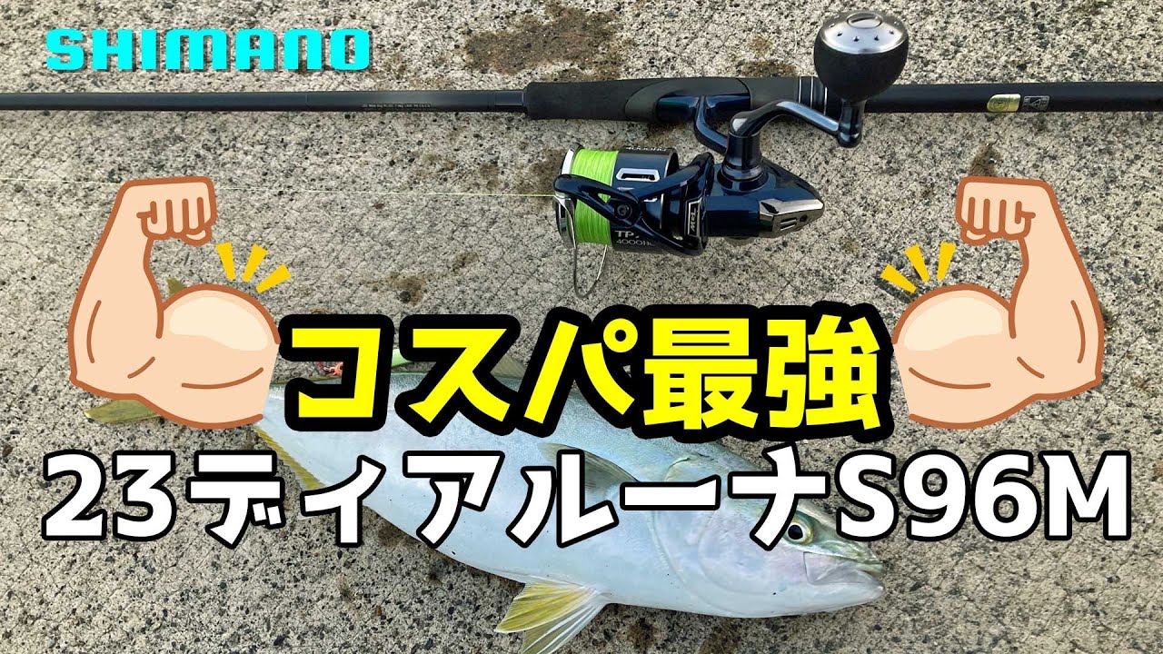 シマノ23ディアルーナ】長期使用レビュー（インプレ）軽量感とバランス