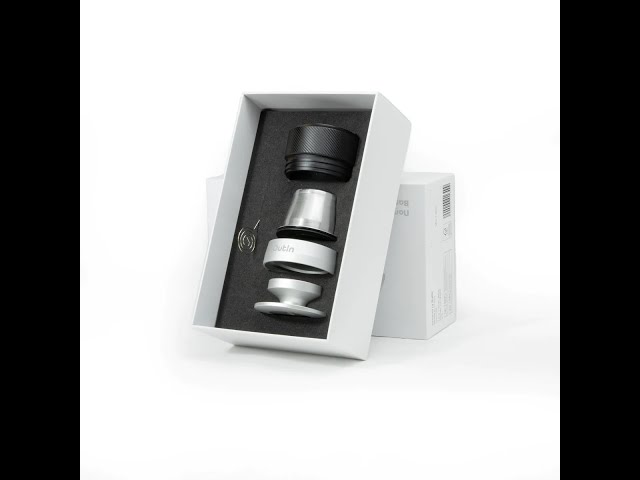 Basket Plusを使い、Outin Nanoでダブルエスプレッソ（抽出量2倍、風味