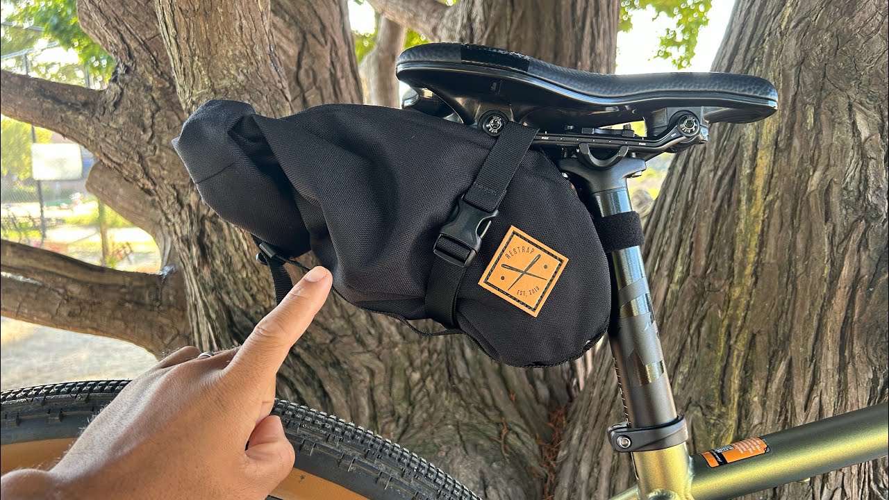 秋に丁度良い!?必需品+αが入る中くらいのサドルバッグ【RESTRAP SADDLE