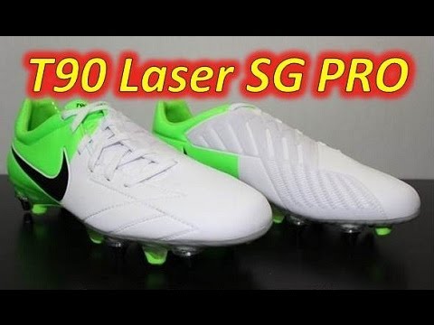 Nike T90 Laser IV Kanga-Lite SG-Pro White/Black/Electric Green
