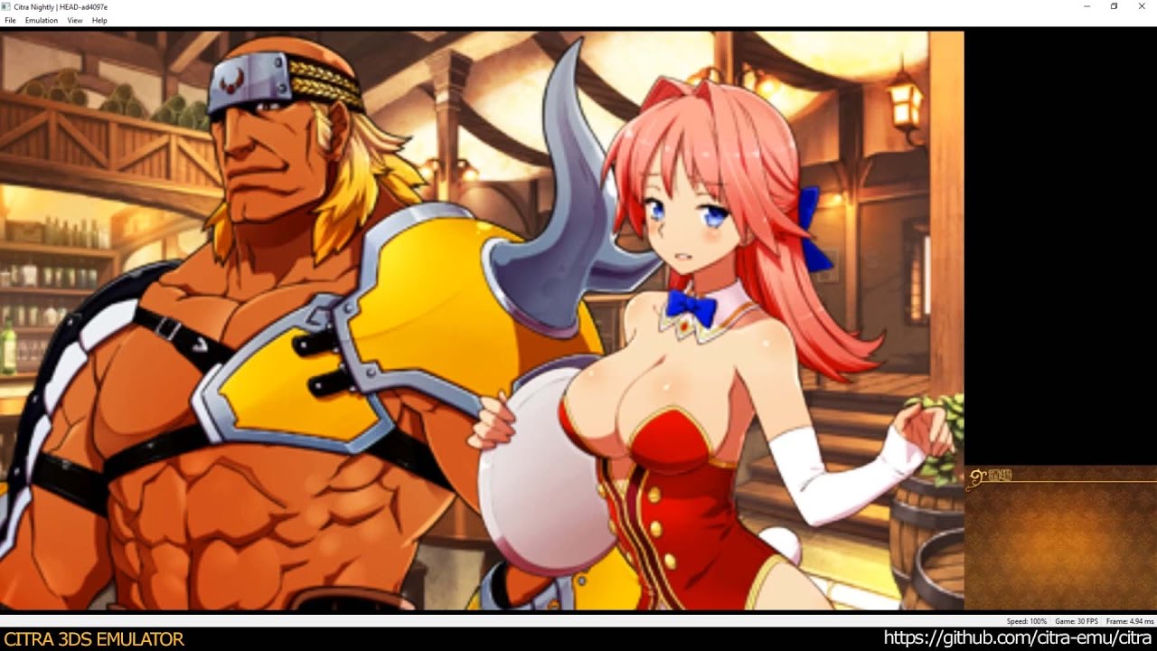 Citra 3DS Emulator - Toshin Toshi Girls Gift RPG ingame 1080p