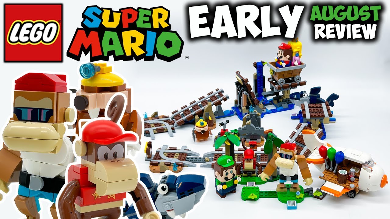 Diddy Kong's Minecart Ride EARLY Review! LEGO Super Mario Set