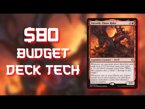 Zurzoth, Chaos Rider | $80 Budget EDH Commander Deck Tech | Devil