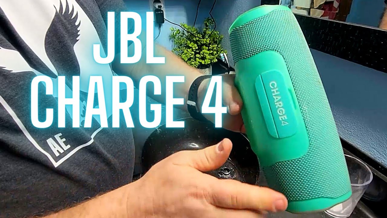 JBL Charge 4 - Waterproof Portable Bluetooth Speaker - Teal - YouTube