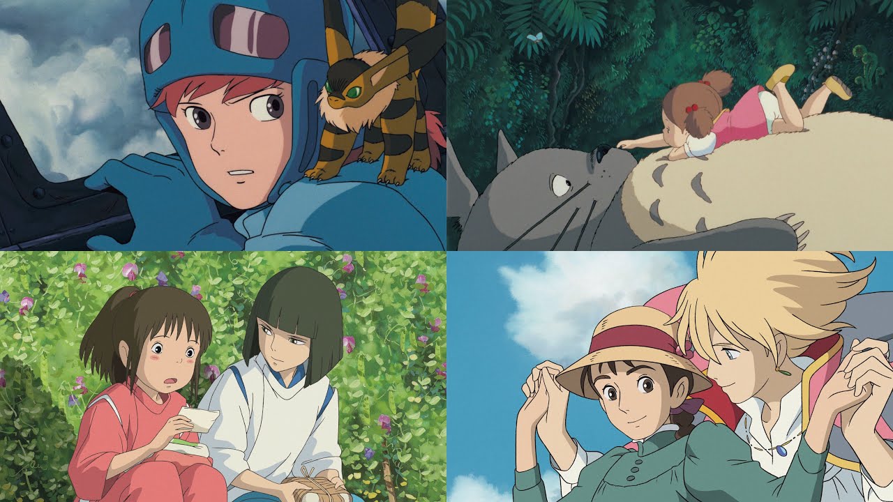 ジブリ画像付き音源】ナウシカ・ラピュタ・トトロ・魔女宅・もののけ姫