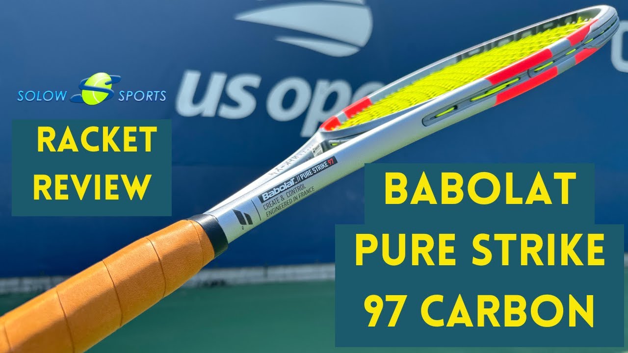 Babolat Pure Strike 97 Carbon Grey Tennis Racket Review - YouTube