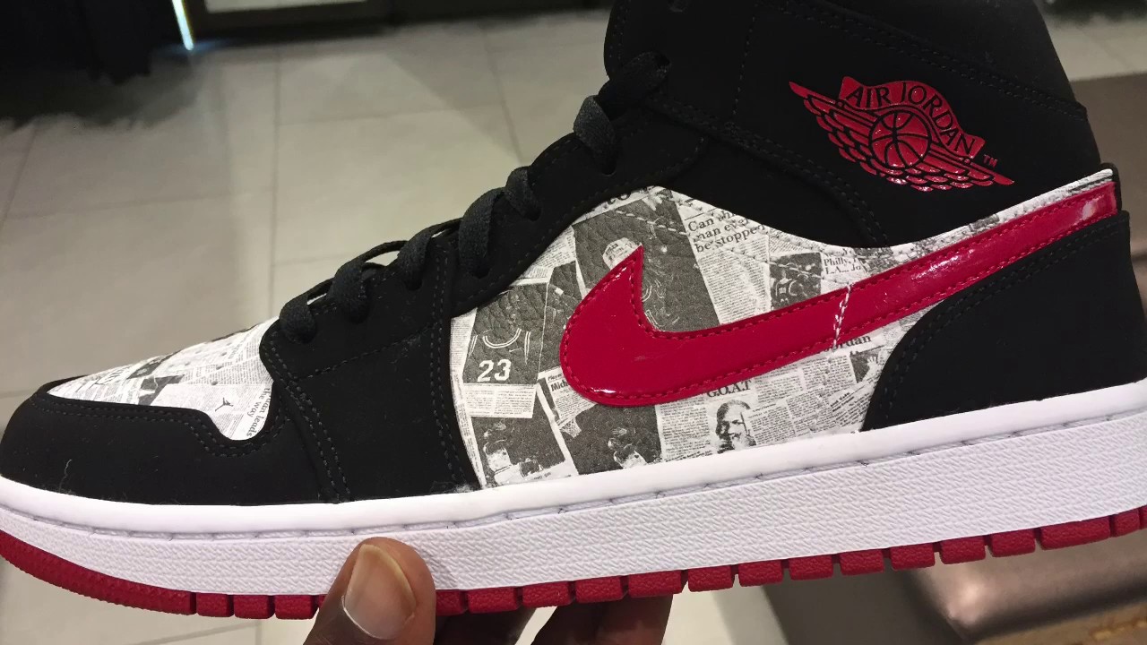 Quick Look At The Air jordan 1 Mid Air times Newspapers 852542-061