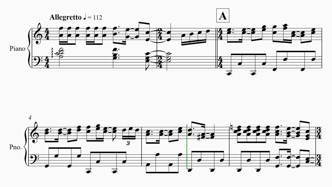 OLA!!】 里空 楽譜作成 耳コピ - YouTube