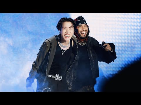 BTS J-HOPE & Miguel Perform 'Sweet Dreams' LIVE in LA FULL FANCAM
