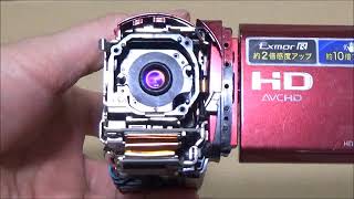 分解・清掃】 SONY Handycam HDR-CX170 レンズが汚れていたので分解し
