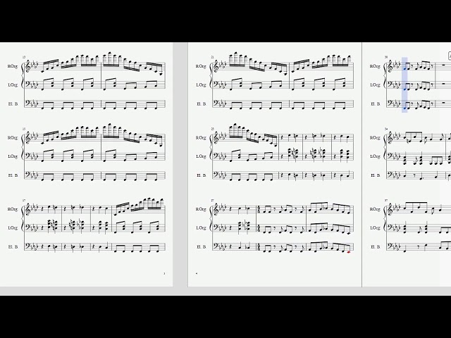 エレクトーン楽譜動画】FF5 - ビッグブリッヂの死闘/FINAL FANTASY V