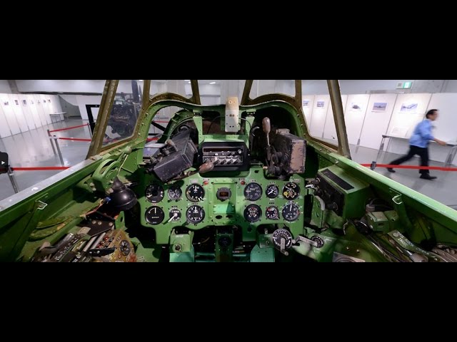 日本の空で飛ばせたい」飛行可能な零戦が里帰り 細部まで公開 - YouTube