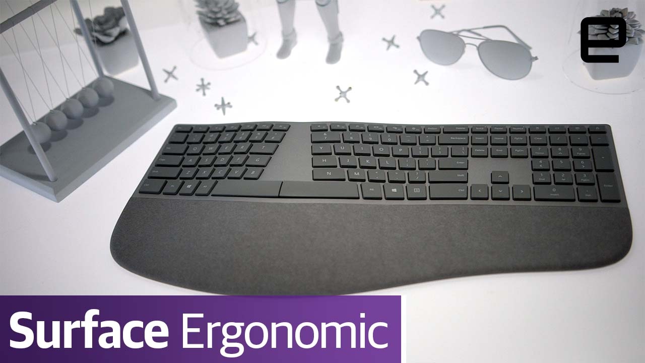 Microsoft Surface Ergonomic Keyboard: Review - YouTube