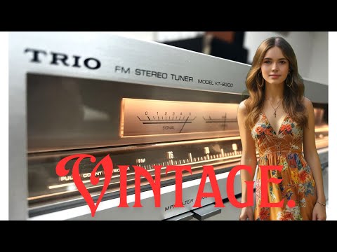 TRIO KT-8300】FM専用ヴィンテージチューナー 5連バリコン【1978年