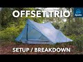 Zpacks Offset Trio | Set Up & Break Down - YouTube