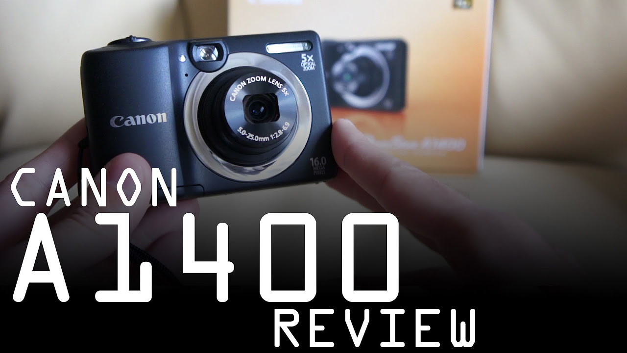 Canon Powershot A1400 review - YouTube