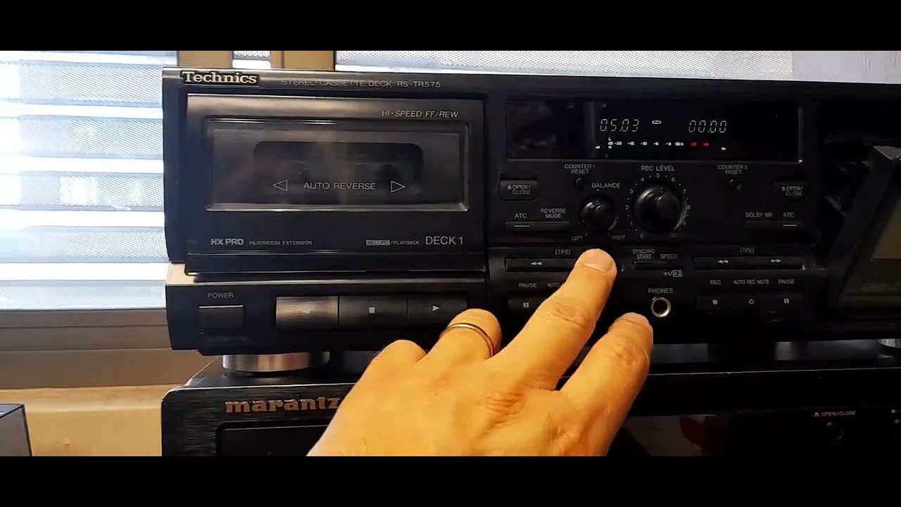 Deck Technics RS-TR575 - YouTube
