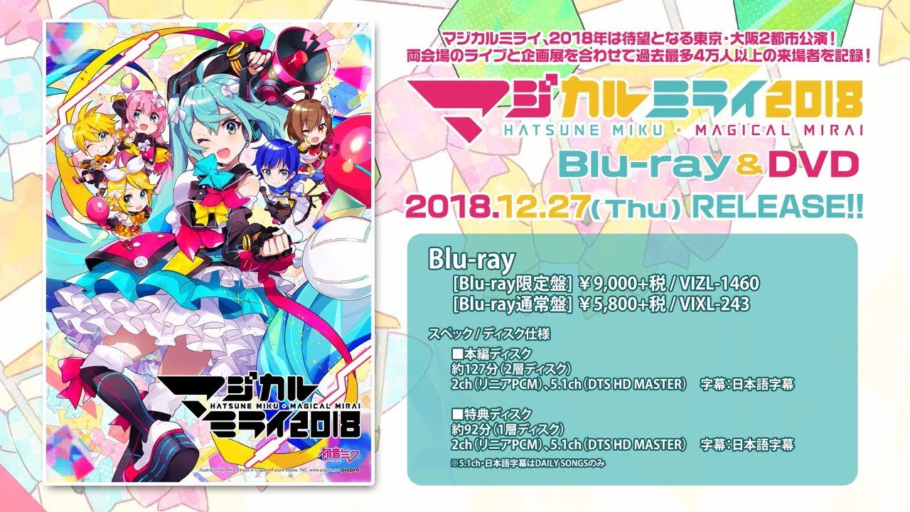 初音ミク】『初音ミク「マジカルミライ 2018」』ダイジェスト【Hatsune