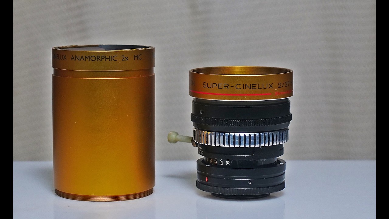 SCHNEIDER-KREUZNACH ES CINELUX 2x anamorphic rear lens mf43 m42