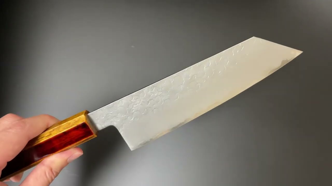 刃道 Hado SG2粉末ハイス鋼 潮騒 Shiosai 文化包丁180mm 漆八角柄