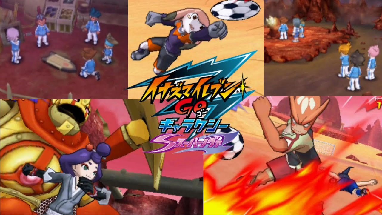 砂漠で乗り物に乗ってサッカーバトル【イナズマイレブンGO