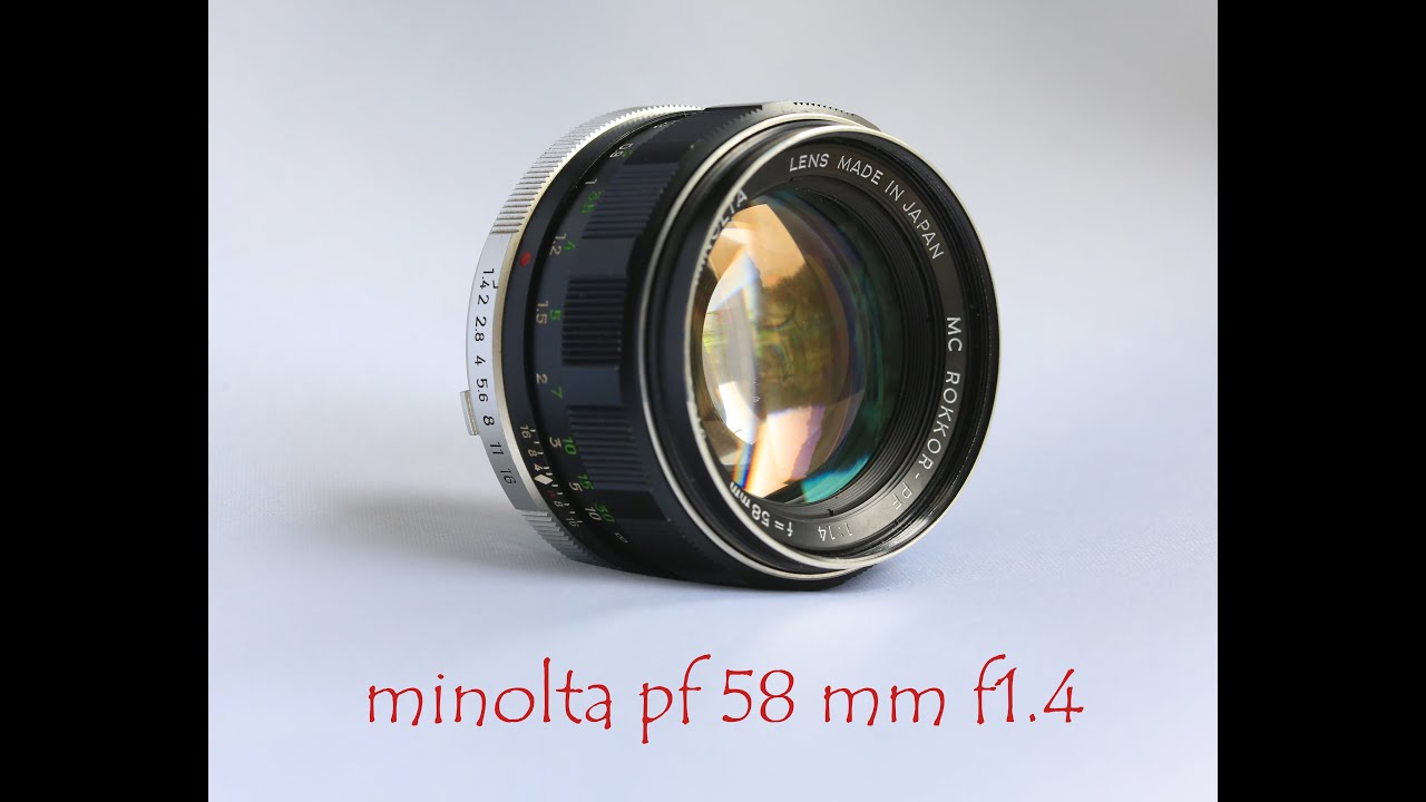 is the minolta pf 58 mm f1.4 vintage lens any good for modern