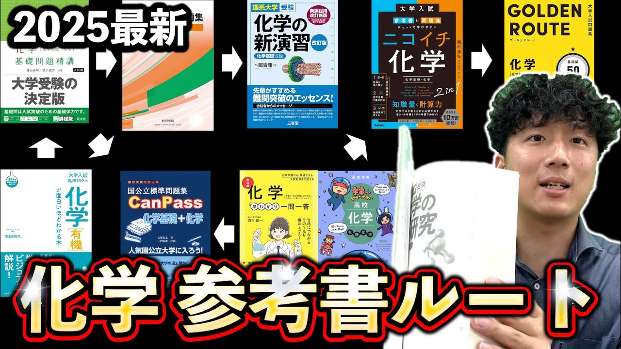 志望大学レベル別】化学で8割超える！2025年最新 理系受験生の参考書