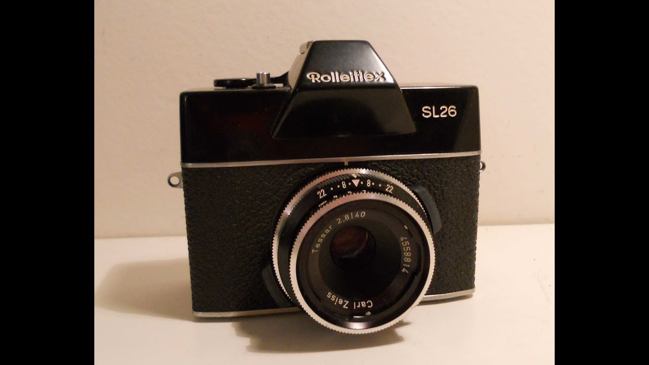 Rollei - SL26 - Carl Zeiss Tessar 2,8 40mm - YouTube