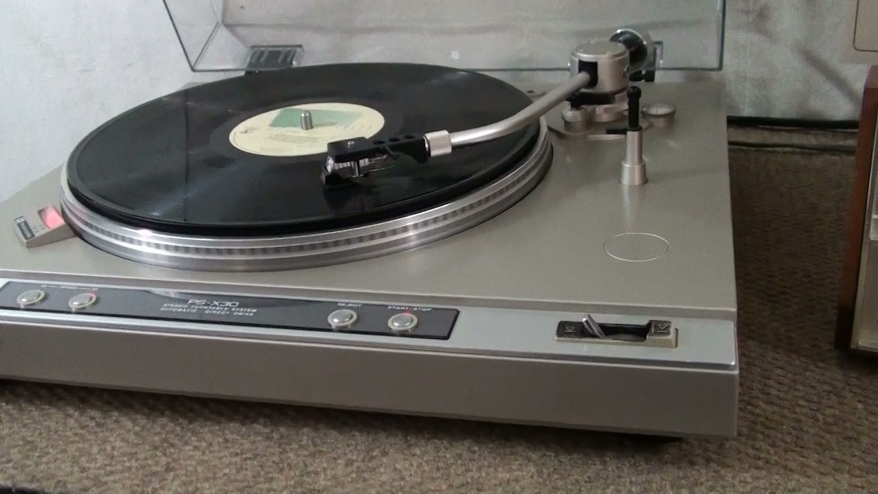 Sony PS-X30 Direct Drive Turntable DEMO (read about deleted audio