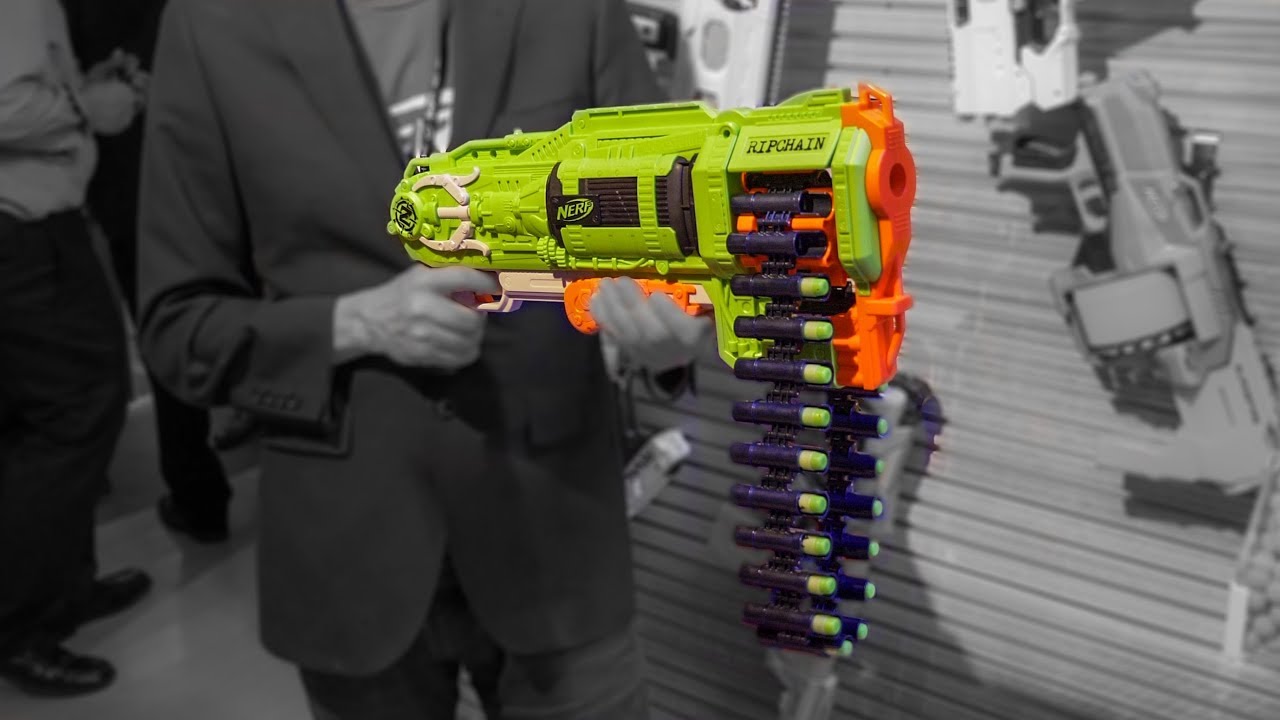 2018 Nerf Zombie Strike Ripchain - YouTube