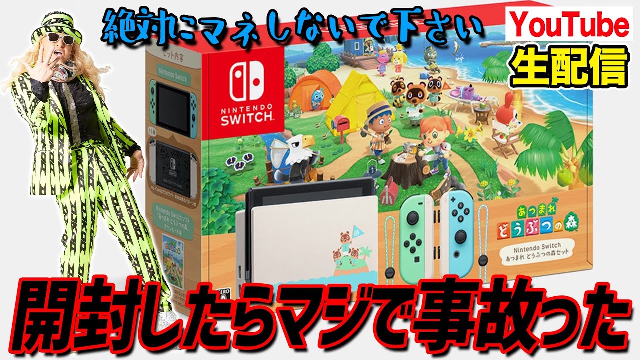 Nintendo Switch】ニンテンドースイッチどうぶつの森セット開封