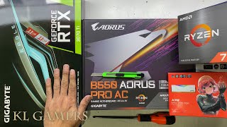 AMD Ryzen 7 5800X GIGABYTE B550 AORUS PRO AC Hydrogon D120 ARGB