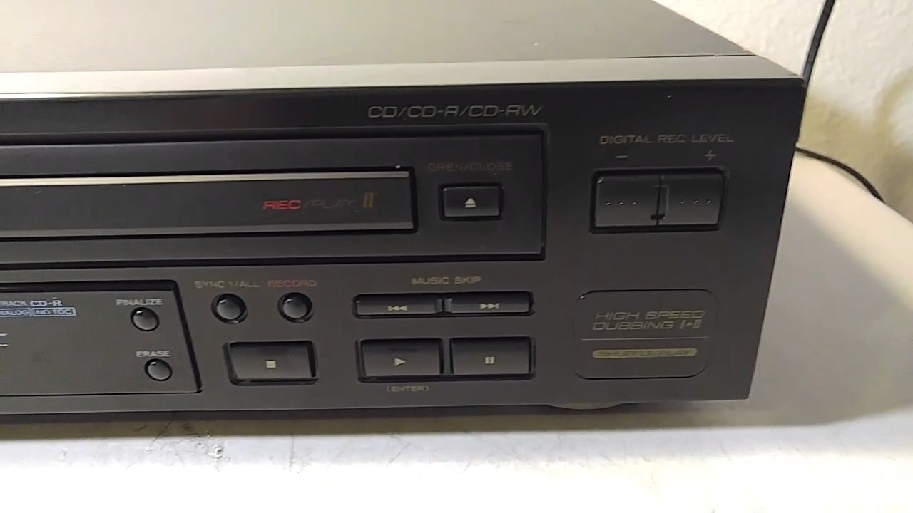Vintage Teac CD-RW22 Compact Disc CD Player/Recorder Demo - YouTube