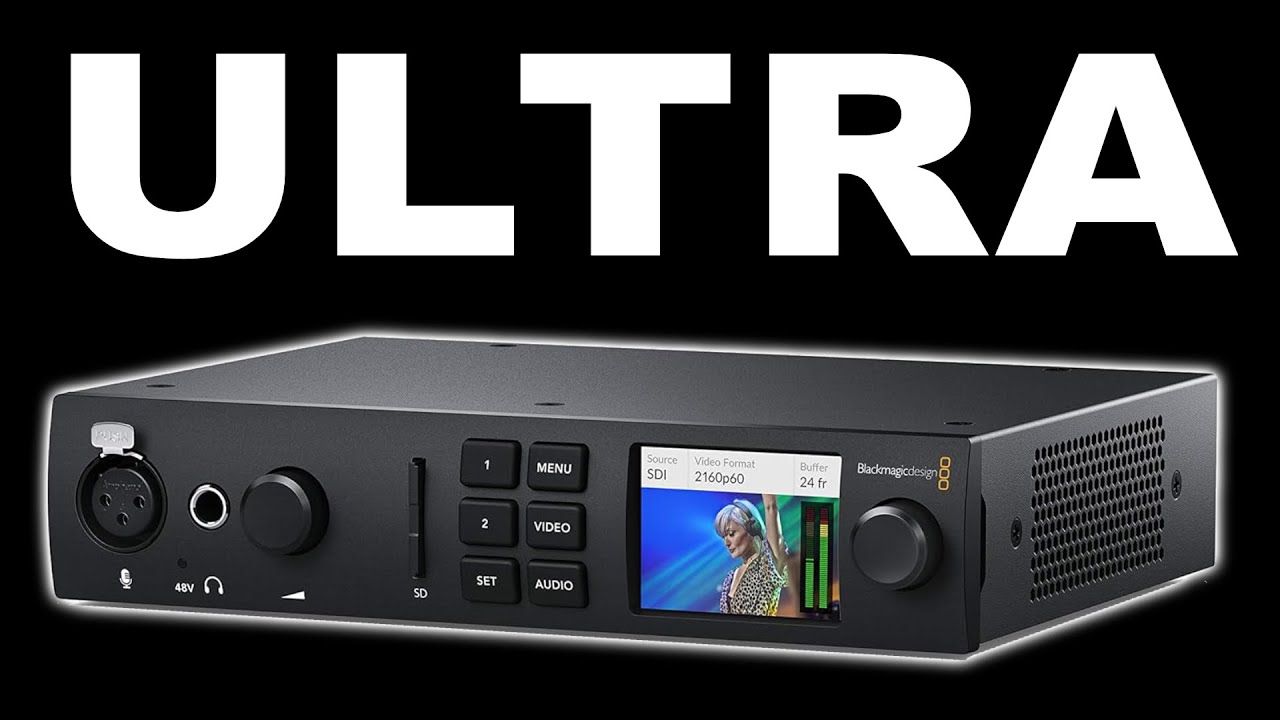 Blackmagic UltraStudio 4K Mini First Impressions - YouTube