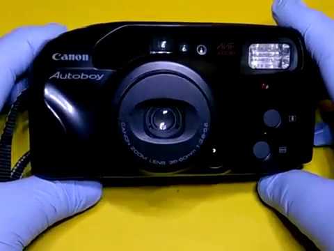 Canon Autoboy AiAf Zoom Sn 1661066 - YouTube