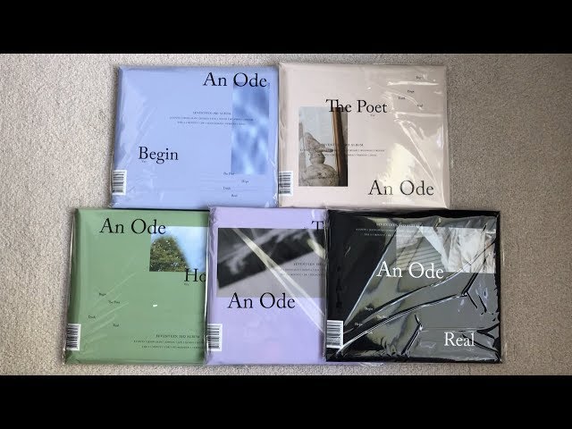 ♡Unboxing Seventeen 세븐틴 3rd Studio Album An Ode (Begin, The